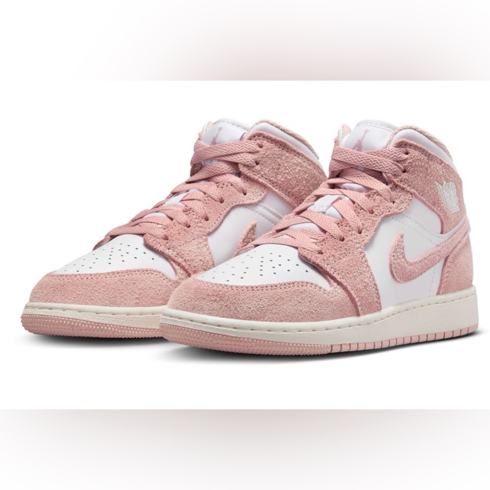 Kids Pink High-Top Sneakers - Fashionable Comfort